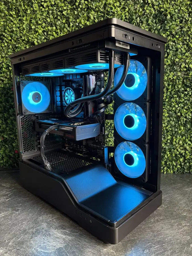 Éclairage bleu